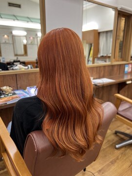 トップヘアー 本店(TOP HAIR) 【TOPHAIR】オレンジ×TEN