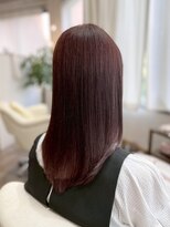 ウミネコ 表参道店(Umineko)&nbsp;「綺麗になった？」って聞かれるワインレッド