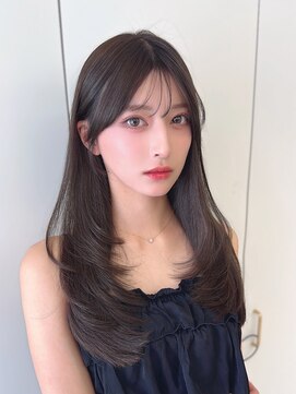 コア 銀座(COA) 似合わせ顔まわり レイヤーカット 顔周りカットサイドバング