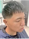 フェード×クロップで男らしくキマるショートスタイル