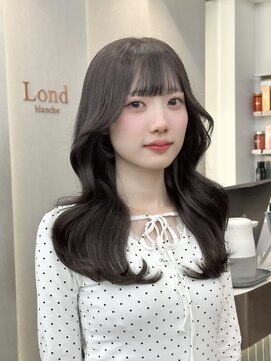 ロンドリゼル 札幌(Lond RiseL) ◯ オリーブグレー/韓国/レイヤーカット/髪質改善/縮毛矯正/札幌