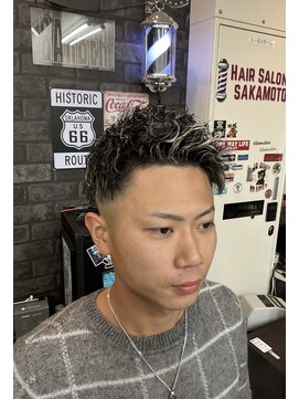 サカモト(SAKAMOTO) メッシュツイストスキンフェード