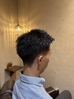ディスパッチヘアー 甲子園店(DISPATCH HAIR)&nbsp;スパイキーショート×テーパーフェード
