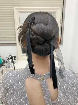 リサ 恵比寿(risa.)の写真/恵比寿1分【ヘアセット￥3700/ヘアセット+フルメイク￥7500】プロにお任せ！早朝の結婚式もrisa.で決まり★