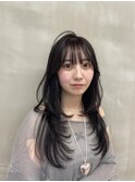 レイヤーカットハッシュカット/似合わせカット/大人ガーリー20代