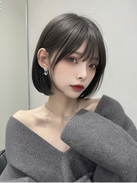 レア 渋谷(Le'a) 【Ｌｅ’ａ】ボブ　グレージュカラー　髪質改善
