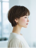 ラファンジュ ヘアー クレオ(Rohange hair Creo)&nbsp;耳かけ くびれショート 大人女子 前髪あり