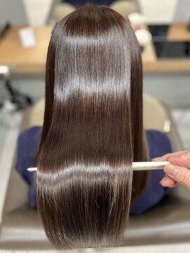 シャルムバイケンジ(Charm.by KENJE) 天使の縮毛矯正銀座髪質改善前髪ピンクベージュアンブレラカラー