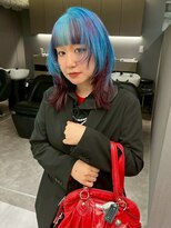 ロテサカエ(Lote.Sakae)&nbsp;着物ヘア/大人ガーリー/ダークアッシュ/似合わせカット/栄