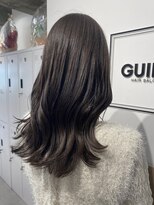 ギルド 東久留米店(GUILD)&nbsp;透明感カラーでツヤ髪ミディアムに