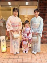 媛(en)&nbsp;七五三★7歳着付けヘアーメイク★訪問着着付けヘアー