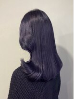 癒髪(yukami) 大人カラー◎ラベンダーブルー・くびれレイヤー