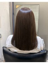 オーク あざみ野(OAK) 暗めオリーブベージュ×Aujuaトリートメント