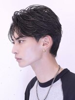 アーリー(Ali'i) 韓国風かき上げセンターパートニュアンスパーマ