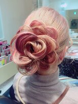 ヘアーサロン ジュエル(Hair Salon JEWEL) お花アップ