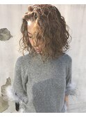 くせ毛風の柔らかアンニュイミディアム