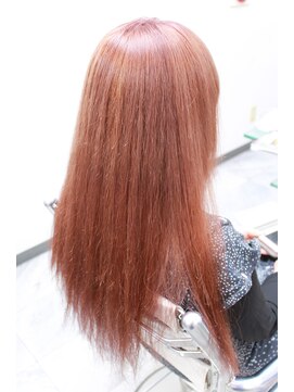 ストロベリーロックス 赤羽1番街店 ピンクベージュ ピンクヴェールカラー ロングヘア ベビーピンク