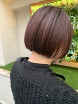 アフロートpd+ KOBE(AFLOATpd+)&nbsp;大人気！ピンクパープル×ミニボブ　（ブリーチあり）