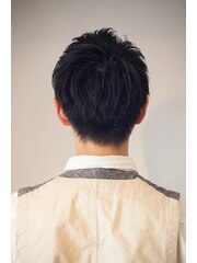 30代、40代に人気シンプルショート Men's/メンズカット