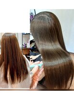美容室 エルミタージュ シエル(Hermitage Ciel) 髪質改善ストレートと髪質改善グレージュカラー