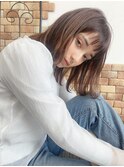 小顔前髪×スタイリング楽ラク×大人かわいいレイヤーボブ