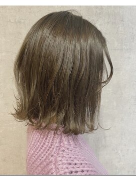 シックス ヘア ワーク ショップ(No.06 Hair Work Shop) オリーブグレージュ +外ハネロブ