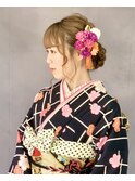 振袖アップスタイル♪