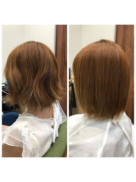 ヘアーグラン(Hair Gran.) 縮毛矯正施術例