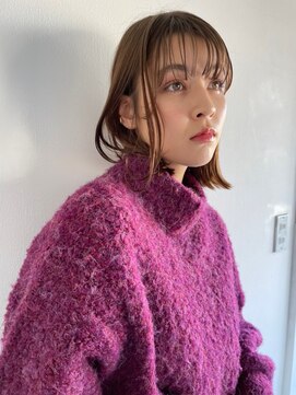 エヌ トーキョー(enu TOKYO) オイルで簡単スタイリング 大人かわいいミディアムヘア