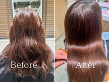 髪質改善メニュー<2>髪質改善ストレート