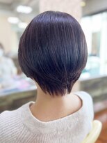 アークスヘアー&nbsp;小顔丸みショートアッシュブラウンブラック