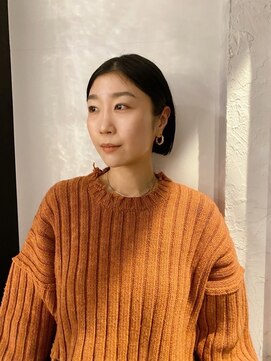 チックタック パラダイム(TICK-TOCK Paradime) 《ゲストスナップ》パッツンラインボブ/レディースショート