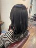 【透明感カラー】カット+透明感カラー+前処理TR ￥11000