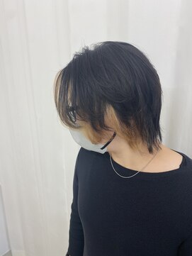 イケハ(IKEHA) インナーカラー×ウルフヘア