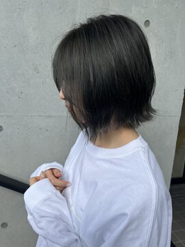 アソビ 表参道(ASOBI) アッシュブラック 艶髪ボブ