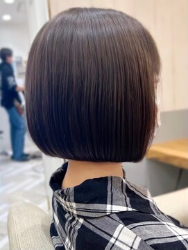 シー バイ ロンド 新宿(Sea by Lond) 韓国ボブ×ショコラアッシュ【韓国ヘア/ふんわりカール/新宿】