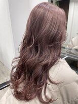 ルーパバイミュージアム(LOOPA by museum) ピンクグレージュ×レイヤーカット/ダブルカラー