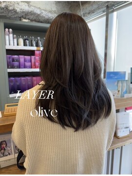 アリスバイアフロート 自由が丘(ALICe by AFLOAT) オリーブベージュ/レイヤーカット