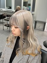 シェイロ(Cielro)&nbsp;ホワイトミルクティー×狐カラー/フェイスフレーミング