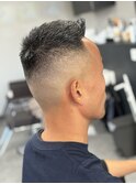 スーパーショートアップバングスタイル