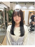 フェイスレイヤーカット◎就活カラー