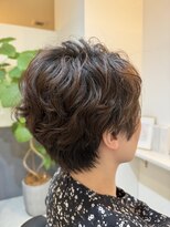 ルーチェロッソ(Luce Rosso) 大人ベリーショート×ゆるくしゃパーマ