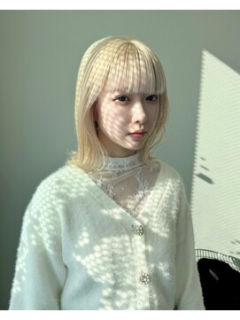 ギグスダブル 栄店(gigs double) ケアブリーチ/ハイトーンホワイト