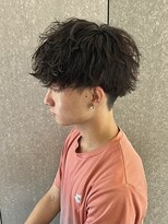 ニアウ 太田店(Niau)&nbsp;メンズナチュラルマッシュ波巻きスパイラルパーマ質感重視