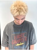 福井 大和田 ハイトーンメンズ スパイキー ホワイトブロンド
