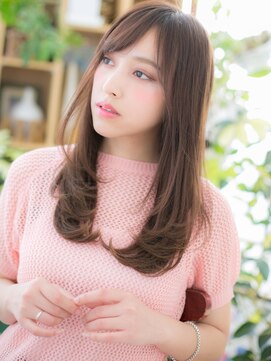 カバーヘア イヴ 戸頭店(COVER HAIR EVE) インナーカラー斜めバングフレンチガーリーc6戸頭20代30代40代