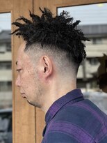 エルエー バーバーショップ 草津店(L.A BARBERSHOP)&nbsp;店長【橋本】針金アフロ
