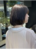 くせ毛多毛ボブまとまり内巻きボリュームミセス大人