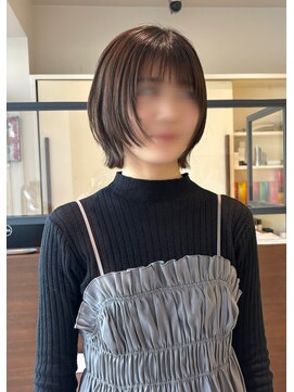 バサ 江古田店(BASSA) ボブウルフ 【会話ひかえめ美容師Runa】