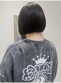 【吉田江梨】ボブアースカラーニュアンスカラー小顔ヘア束感